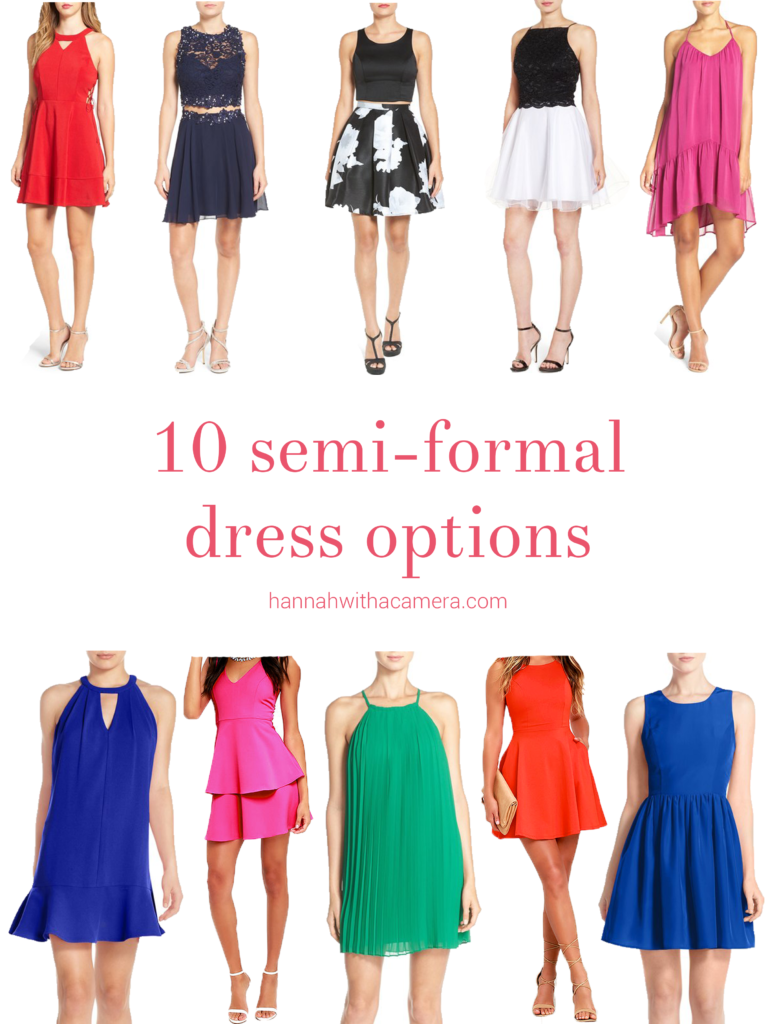 10 Colorful Semi-Formal Dress Options - Hannah With A Camera
